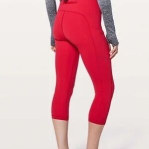 Lululemon speed up Red Leggings